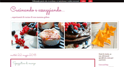Desktop Screenshot of cucinandoassaggiando.com